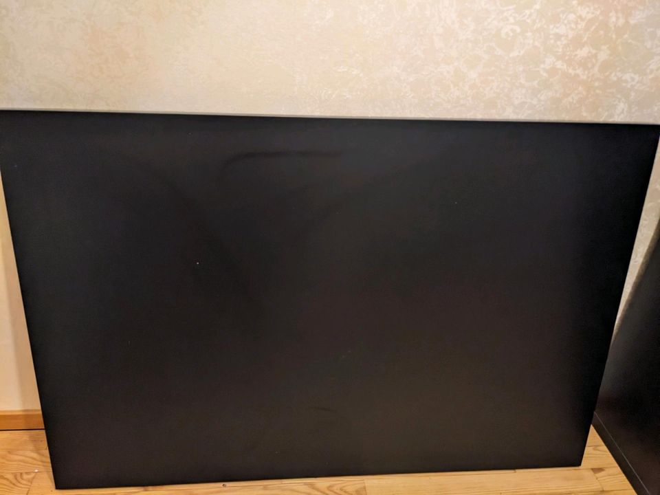 Schwarze Ikea Malvakt Tischplatte 120x80 in Blieskastel