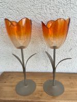 Metall Glas Tulpen für Teelichter Orange Saarland - Quierschied Vorschau