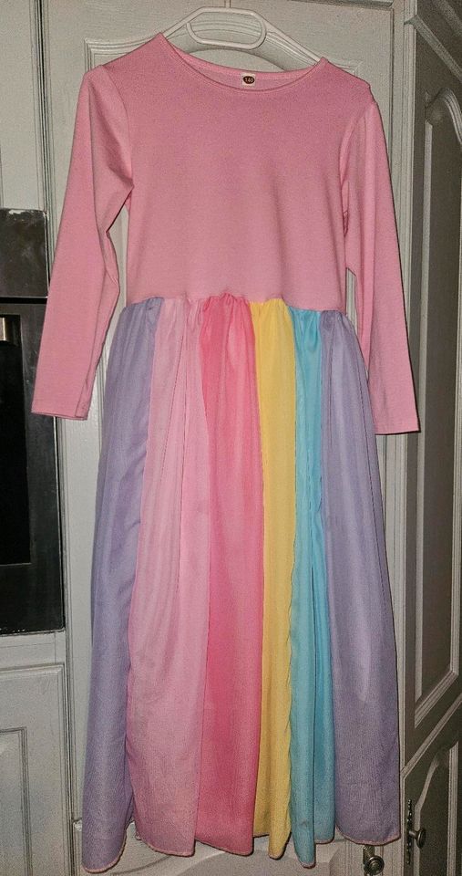 RegenbogenKleid Kostüm wie neu Gr.140 in Blomberg