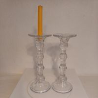 2er Set Kerzenständer Glas, edler Schliff,  29,5cm hoch 11cm Durc Essen - Essen-Ruhrhalbinsel Vorschau