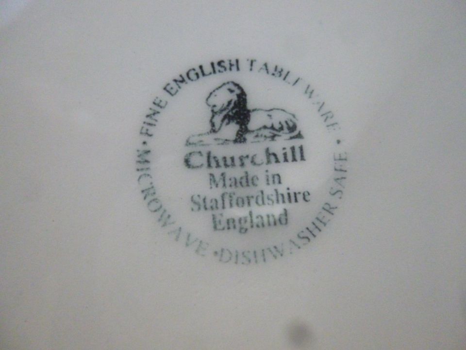 Porzellan Teller, Churchill aus England in Neuwied