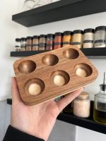 Mangoholz Aufbewahrung für Eier Teller Tablett Holz deko boho Berlin - Hohenschönhausen Vorschau