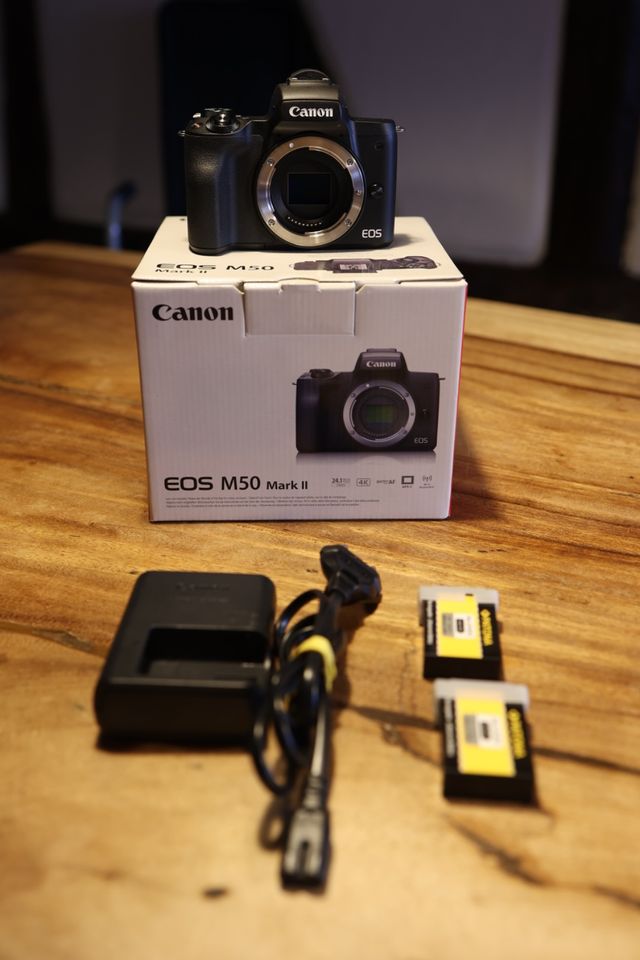 Canon M50 Mark II in Originalverpackung, komplett, Body in Venningen