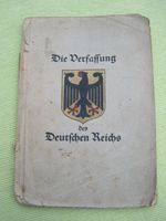 „Die Verfassung des Deutschen Reichs“ v. 11.8.1919 Nordrhein-Westfalen - Salzkotten Vorschau