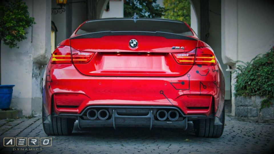 AERO Diffusor Carbon für BMW M3 F80 M4 F82 F83 Spoiler TÜV in Edingen-Neckarhausen