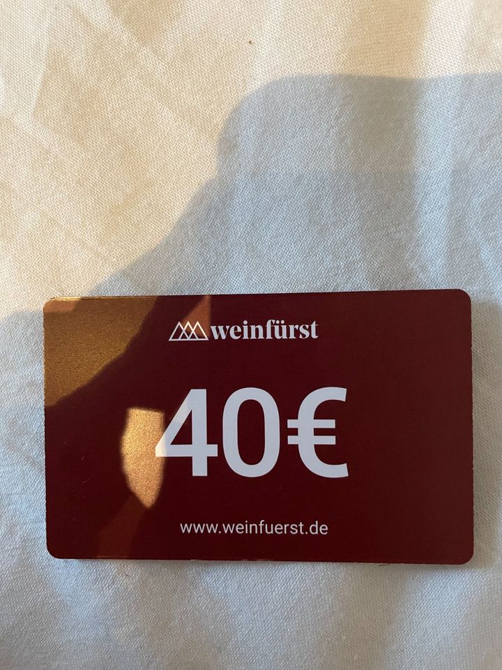 40€ Weingutschein Code in Hamburg