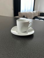 5x Porzellan Espresso Tassen mit Untersetzer Baden-Württemberg - Frickenhausen Vorschau