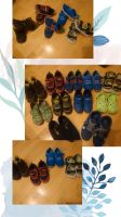 11 paar kinderschuhe paket Sneaker Halbschuhe Sandalen gr.25-33 Sachsen - Limbach-Oberfrohna Vorschau