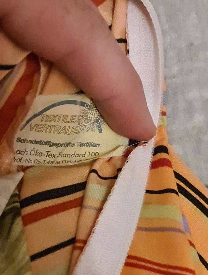 Wende Bettwäsche Textiles Vertrauen orange Kissen Decke Bezug Str in Essen