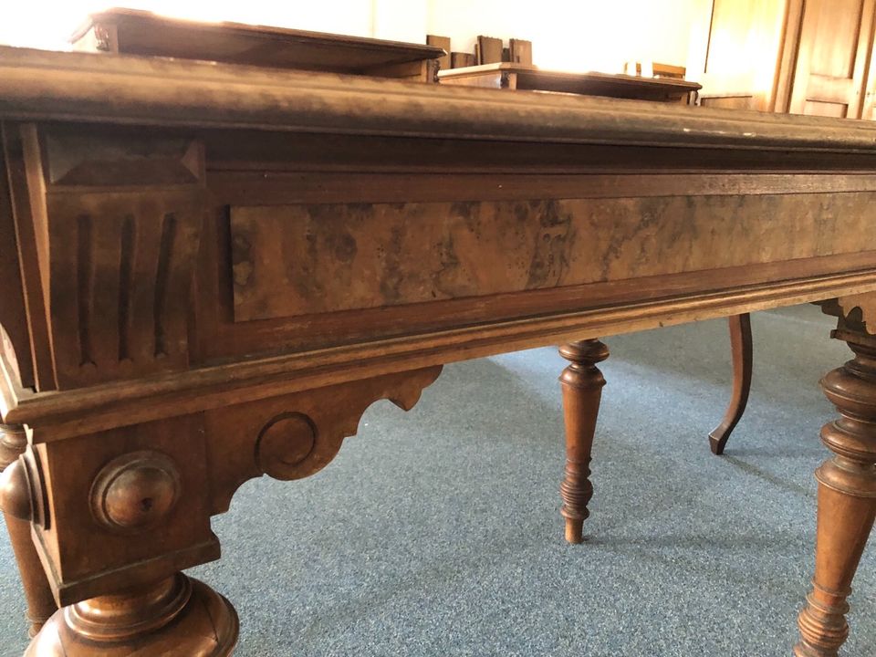 Antiker Holztisch Massivholz 18. 19. Jahrhundert in St. Leon-Rot