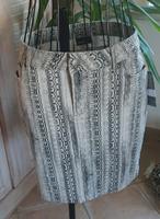 Damen Mini-, Jeans-; Rock  five pocket  Creme Bunt  Gr. 38 | 40 | Dresden - Leuben Vorschau