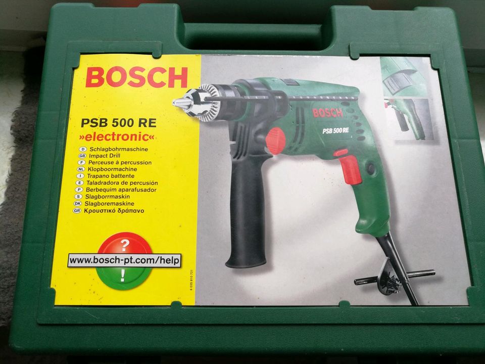 Schlagbohrmaschine Bosch PSB 500 RE in Biedenkopf