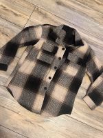 Coole Hemdjacke mit Plaid / Karo Muster in schwarz / braun Bayern - Frensdorf Vorschau