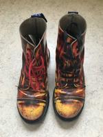 Boots Stiefel Punk Hippie Ghotic Festival 8 Loch NPS Stahlkappe Bayern - Bobingen Vorschau