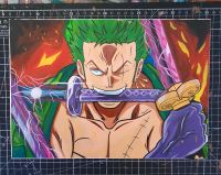 Roronoa Zoro One Piece Zeichnung A4 Berlin - Mitte Vorschau