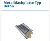 Marzari MTP-BT-VZ Metalldachplatte Typ Beton verzinkt Bayern - Amberg b. Buchloe Vorschau