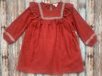 Verbaudet Musselin Kleid terrakotta-rot Gr. 110 (5y) Nordrhein-Westfalen - Solingen Vorschau