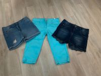 3/4 Jeans kurze Shorts in Größe 152 Marburg - Wehrshausen Vorschau