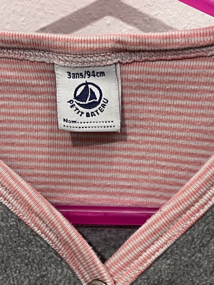 Petit Bateau Morgenmantel Fleece Mantel - 92/98 in Seeheim-Jugenheim