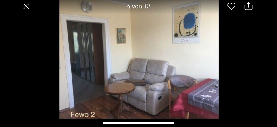 Ferienwohnung Weimar bis 3 Pers in Weimar