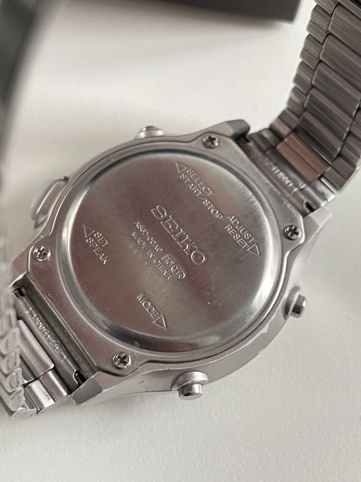 Vintage Seiko Talking Watch A862-00A0 JDM aus 1999 Fullset in Stuttgart