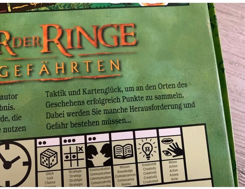 „Der Herr der Ringe: Die Gefährten“ Kartenspiel Ravensburger in Hoya