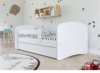 Kinderbett Jugendbett 80x180 cm Weiß mit Matratze München - Maxvorstadt Vorschau