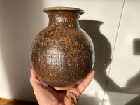 Schöne, alte, runde, hand-getöpferte Vase Weihnachtsgeschenk #b3 Kr. München - Unterschleißheim Vorschau