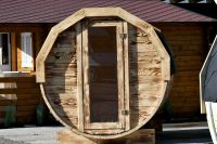 ▶️▶️▶️Sauna Fass Außensauna Holz Elektrisch LED 200x200cm ▶️▶️▶️ Berlin - Mitte Vorschau