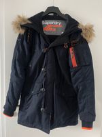 Superdry Microfibre SD-3 Parka, dunkelblau Niedersachsen - Schneiderkrug Vorschau