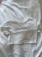 Subdued weißes Crop Top Goodgirl mit lila Schmetterling Größe S Hessen - Eschborn Vorschau