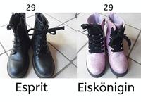 Kinder Stiefel Gr. 29 EISKÖNIGIN Glitzer /  ESPRIT schwarz Schuhe Rheinland-Pfalz - Sankt Julian Vorschau