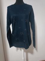 C&A Pullover Pulli blau Sterne Glitzer Gr.S 36/38 top Zustand Niedersachsen - Wistedt Vorschau