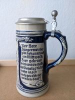 Bierkrug/ Bierseidel Keramik mit Zinndeckel Rheinland-Pfalz - Koblenz Vorschau