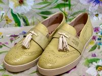 A.S.98 Slipper Schuhe grün Leder Berlin - Tempelhof Vorschau