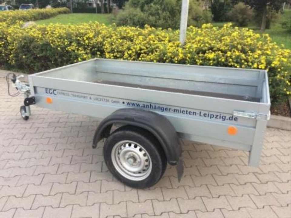Planenanhänger Anhänger 1achser 750kg Mieten in Leipzig