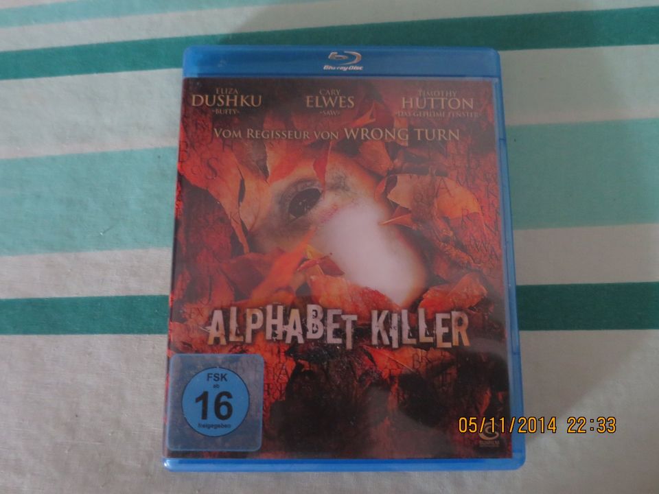 Blu ray ALPHABET KILLER Timothy Hutton in Wuppertal