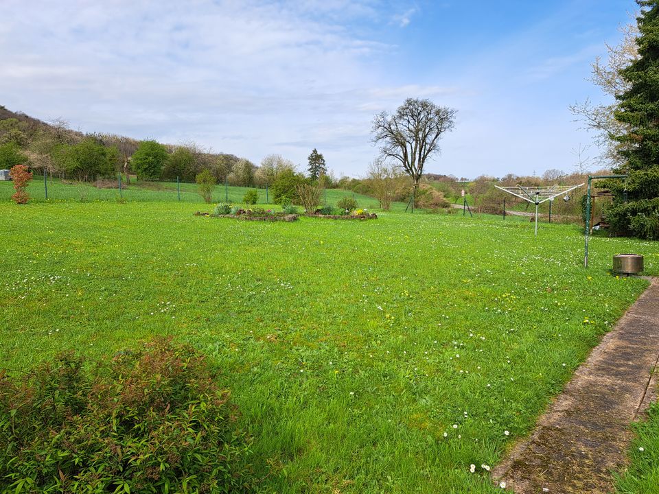 reserviert - Freistehendes, gepflegtes Wohnhaus im Grünen mit großem Grundstück und Fernblick in ruhiger Lage von Merzig-Fitten in Merzig