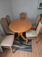 Küchentisch inkl. 6 Stühle (ausziehbar 160x95cm) Nordrhein-Westfalen - Ennepetal Vorschau