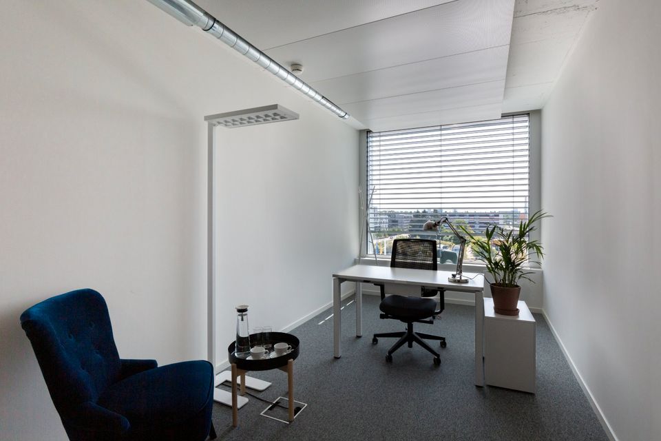 Wunderschön eingerichtete Büroräume für 3 Personen in Spaces The Cradle in Düsseldorf