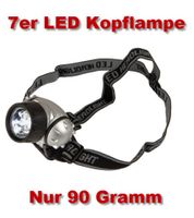 LED Kopflampe 7 LED´s 3er Gurt nur 90Gramm,Kopfleuchte,Stirnlampe Niedersachsen - Bad Zwischenahn Vorschau