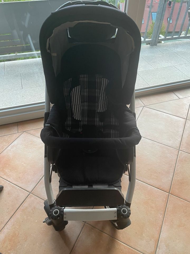 Kinderwagen mit Wanne und Maxi Cosi Adapter Harran Racer GT in Altensteig