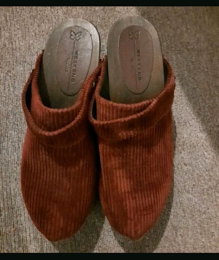 Neu Weekend Max Mara Designer Cord Clogs Gr.42 ungetragen und nag in Hannover