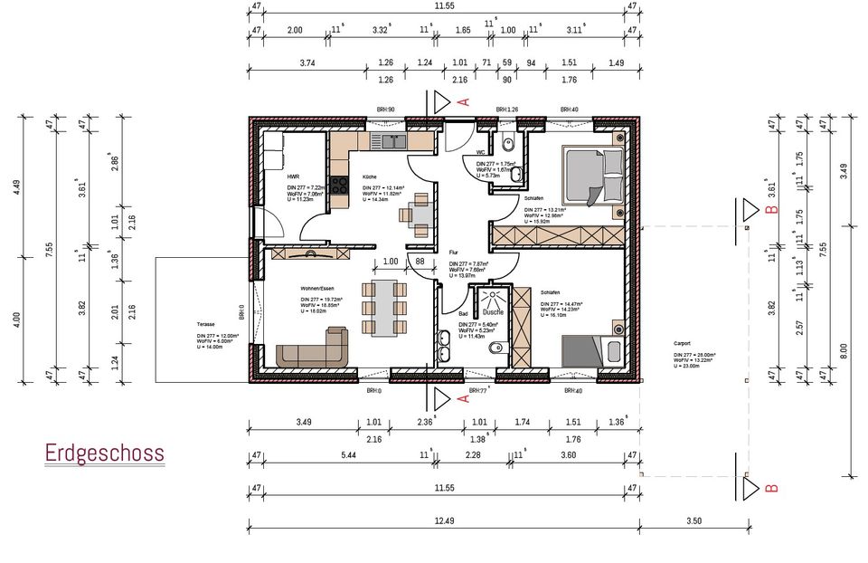 Provisionsfrei für Käufer! Wohnen in top Lage - Erstklassiger Neubau-Bungalow! in Dörpen