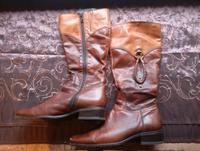 Lederstiefel für Damen, Damenlederstiefel Größe 36 Hessen - Heidenrod Vorschau