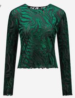Damen Langarm-Shirt grün schimmernd Gr. XL hoher Stretch-Anteil Niedersachsen - Peine Vorschau