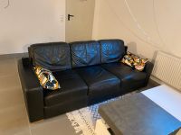 Couch Sofa Leder Schwarz Niedersachsen - Sehnde Vorschau