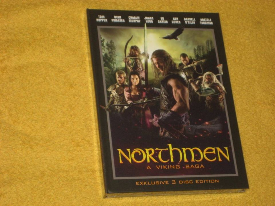 NORTHMEN - A VIKING SAGA Mediabook  B 3 Disc. Blu-Ray + DVD - NEU in Gleichen
