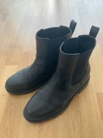 Lauren by Ralph Lauren Stiefel Chunky Boots Leder Schwarz Nordrhein-Westfalen - Willich Vorschau