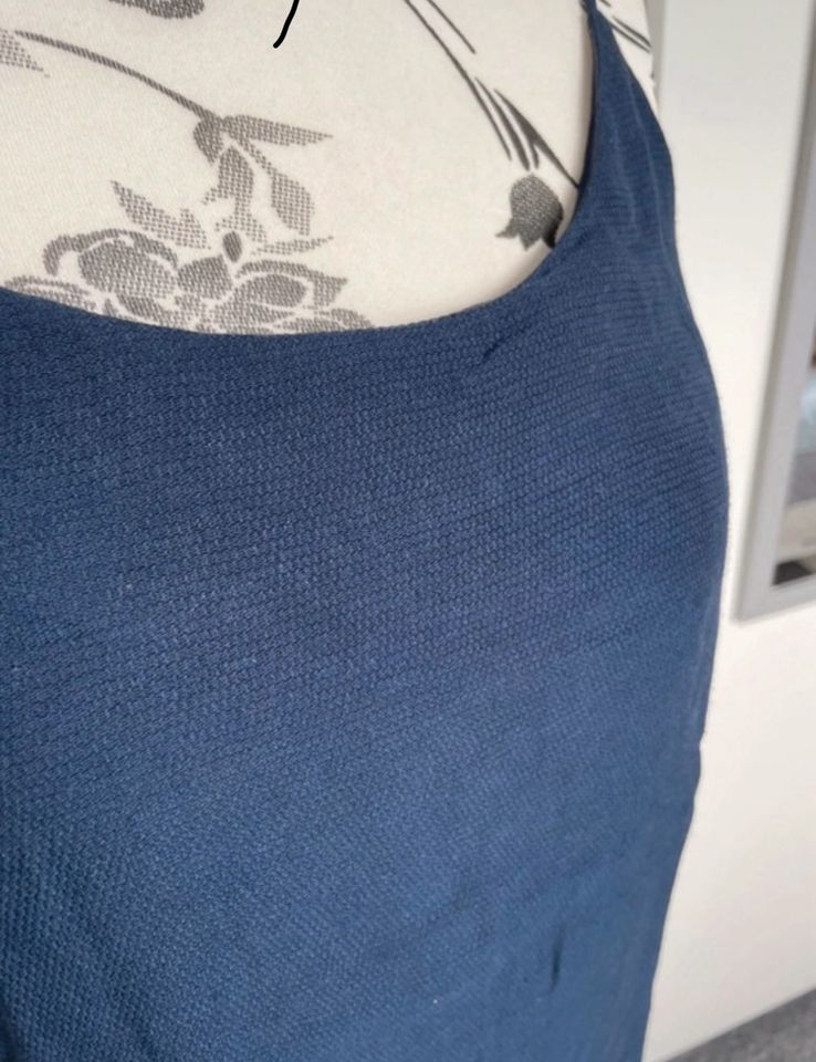 Trägertop Top H&M blau Größe 40 L in Wanna